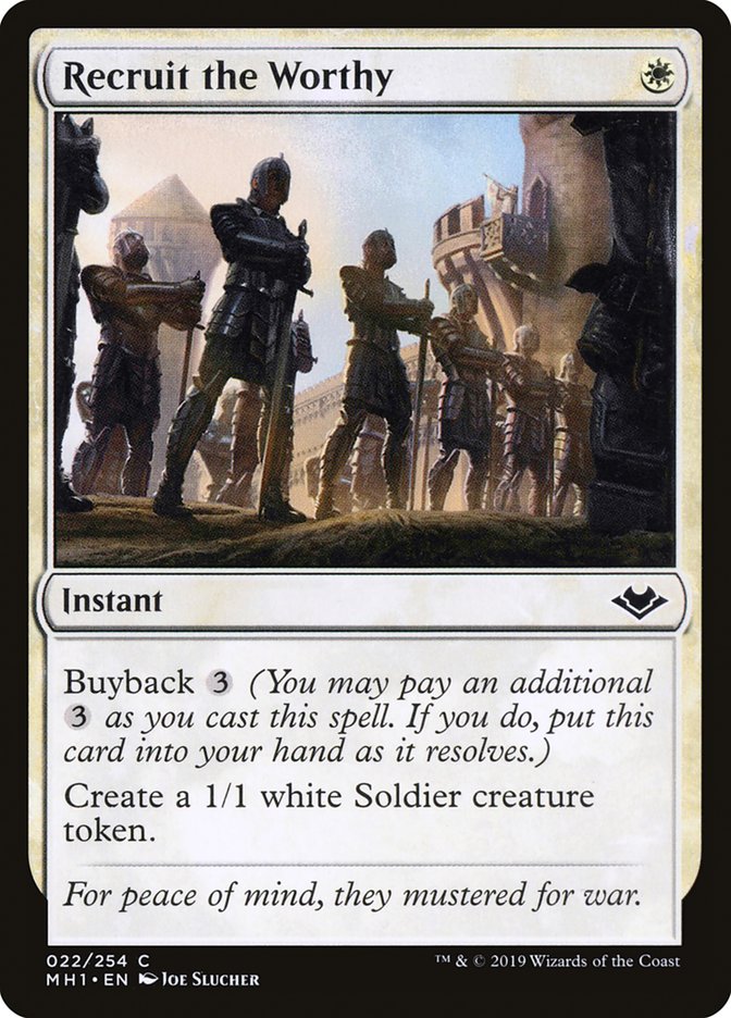 Recruit the Worthy [Modern Horizons] - Destination Retro