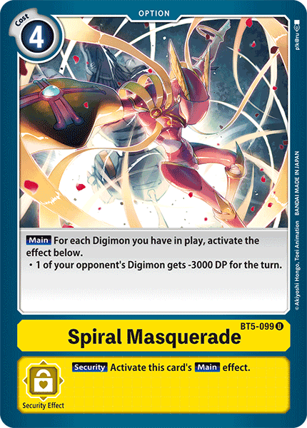 Spiral Masquerade [BT5-099] [Battle of Omni] - Destination Retro