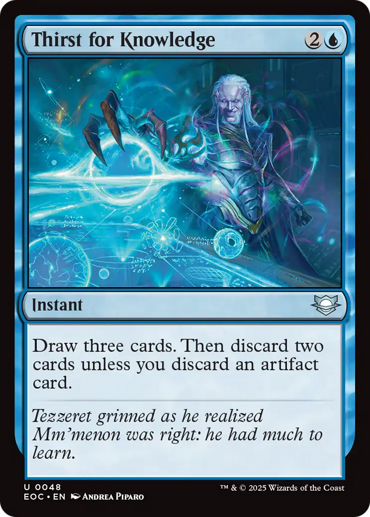 Thirst for Knowledge [Edge of Eternities Commander] - Destination Retro