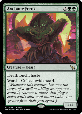 Axebane Ferox [Murders at Karlov Manor Promos] - Destination Retro