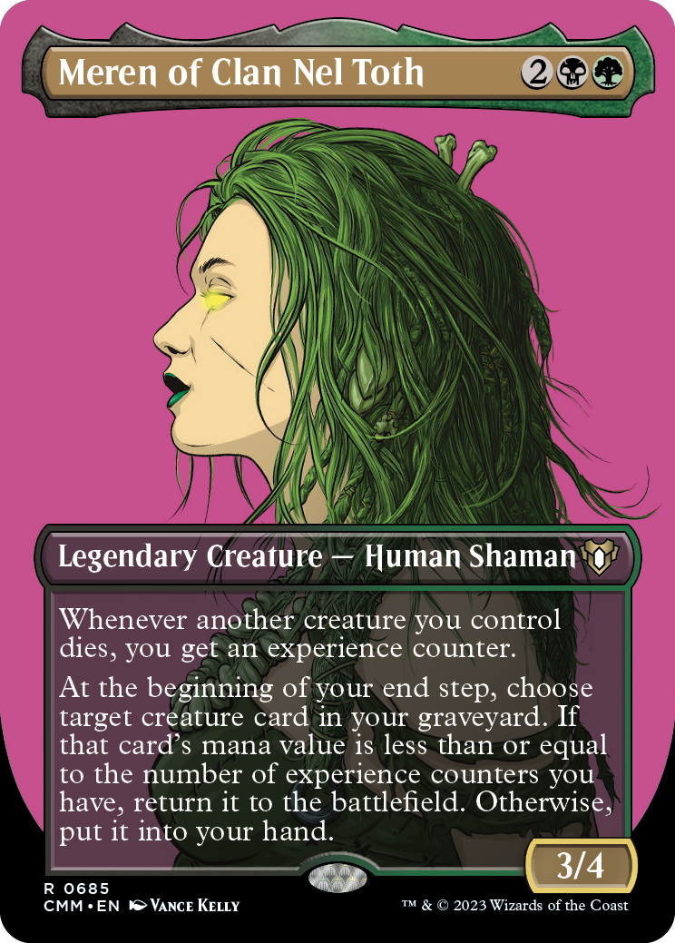 Meren of Clan Nel Toth (Borderless Profile) [Commander Masters] - Destination Retro