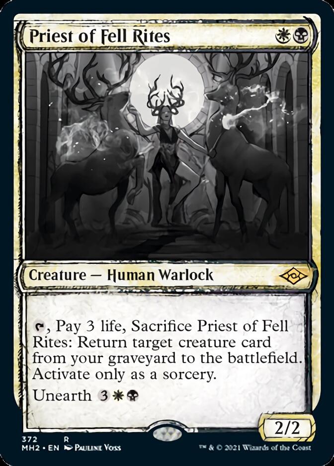 Priest of Fell Rites (Sketch) [Modern Horizons 2] - Destination Retro
