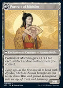 Michiko's Reign of Truth // Portrait of Michiko [Kamigawa: Neon Dynasty] - Destination Retro