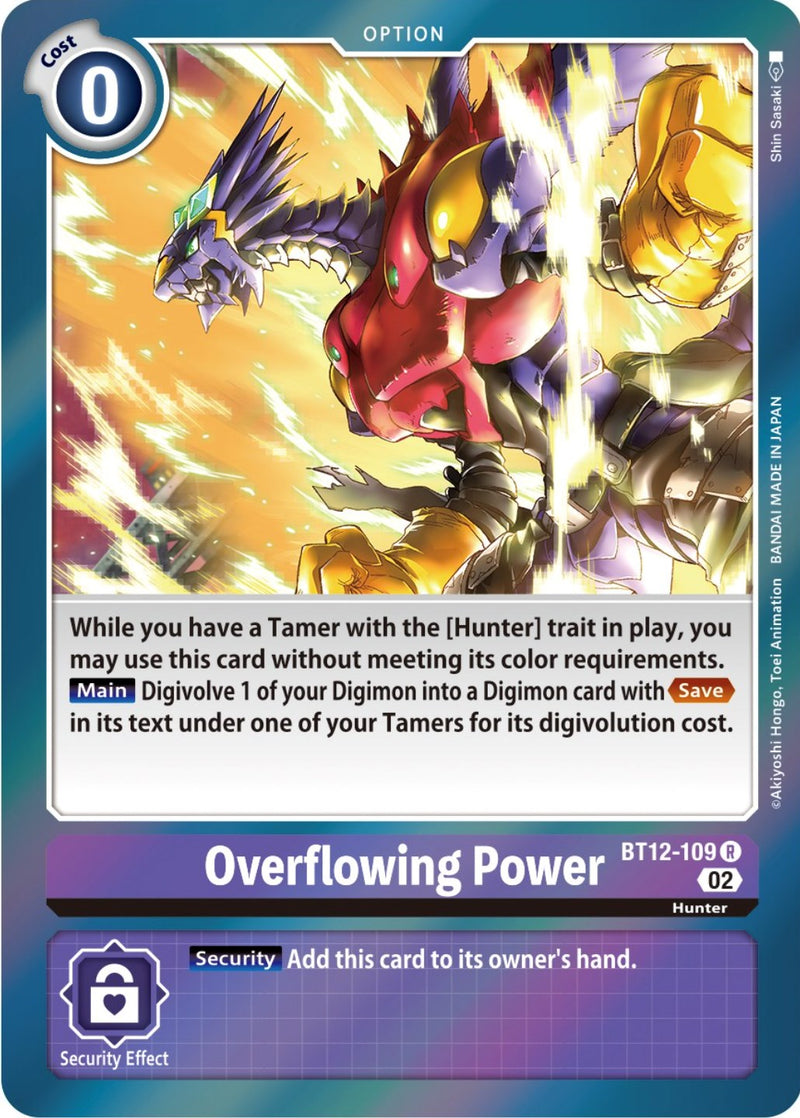 Overflowing Power [BT12-109] [Across Time] - Destination Retro