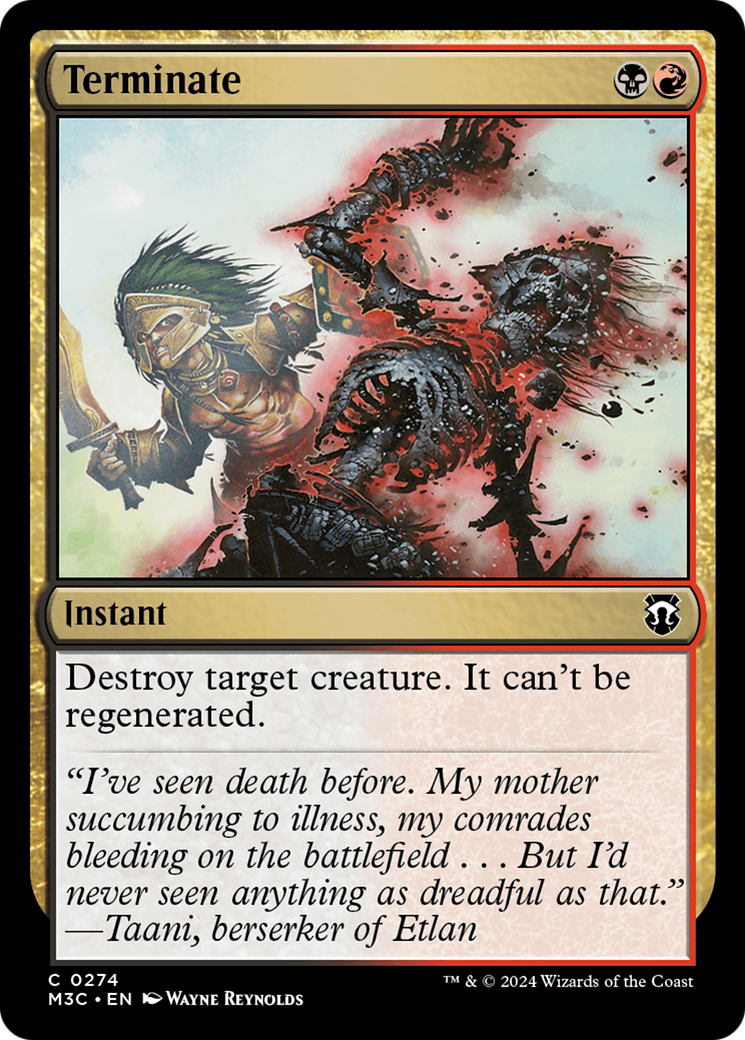 Terminate [Modern Horizons 3 Commander] - Destination Retro