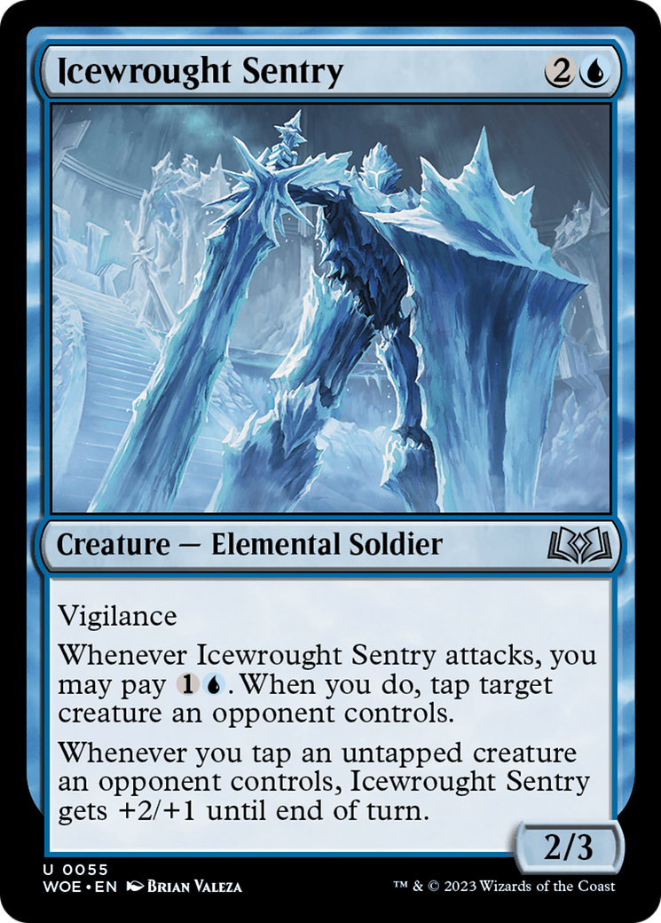 Icewrought Sentry [Wilds of Eldraine] - Destination Retro