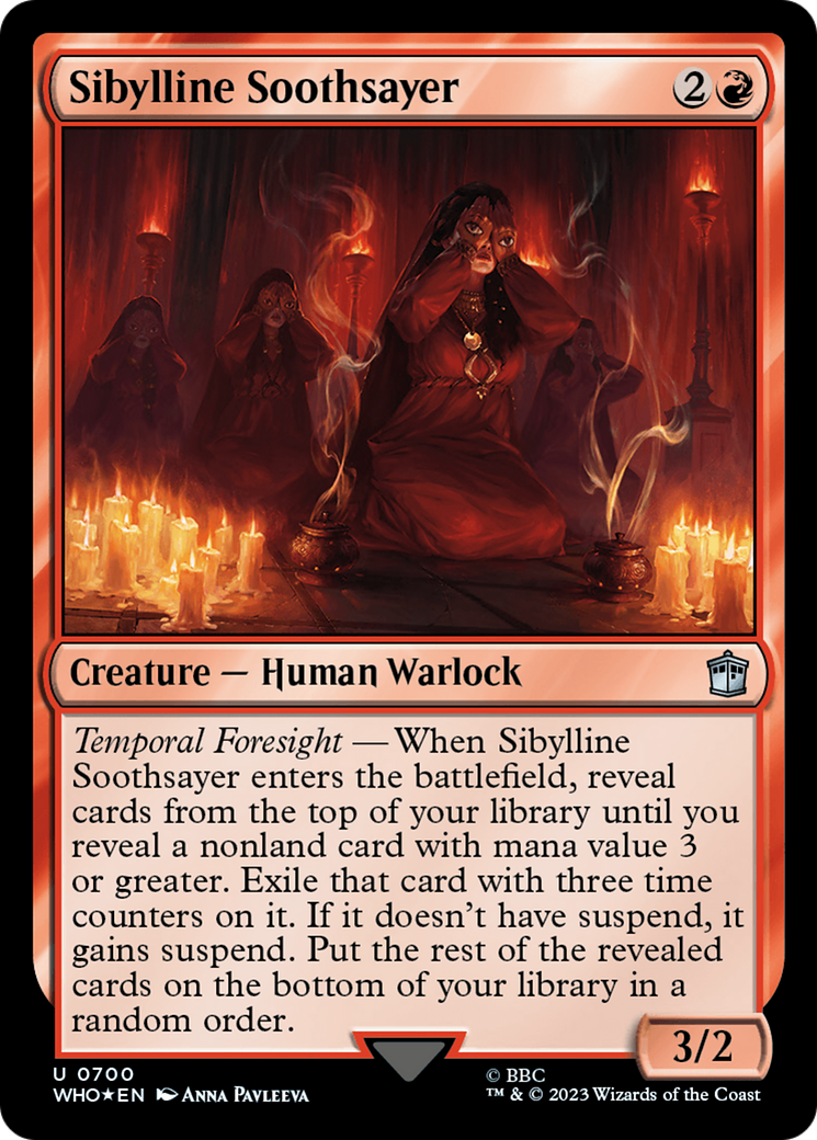 Sibylline Soothsayer (Surge Foil) [Doctor Who] - Destination Retro