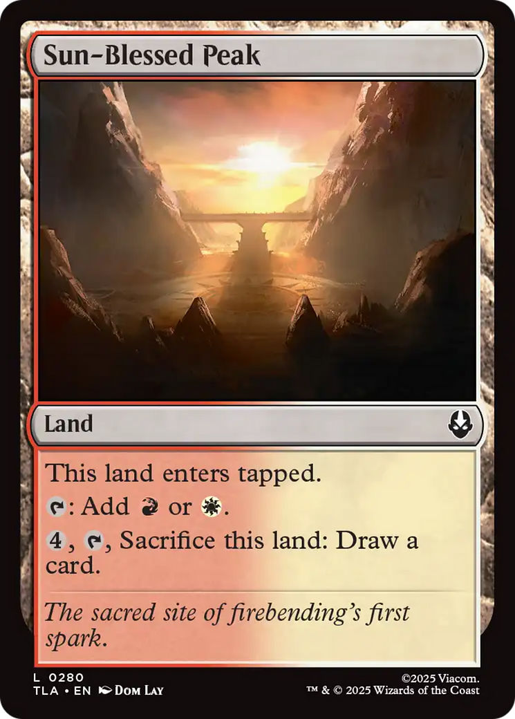 Sun-Blessed Peak [Avatar: The Last Airbender] - Destination Retro