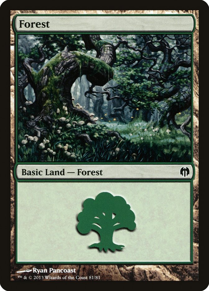 Forest (81) [Duel Decks: Heroes vs. Monsters] - Destination Retro