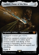 Anduril, Flame of the West (Extended Art) (Surge Foil) [The Lord of the Rings: Tales of Middle-Earth] - Destination Retro