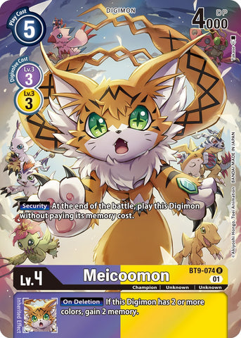 Meicoomon [BT9-074] (Alternate Art) [X Record] - Destination Retro