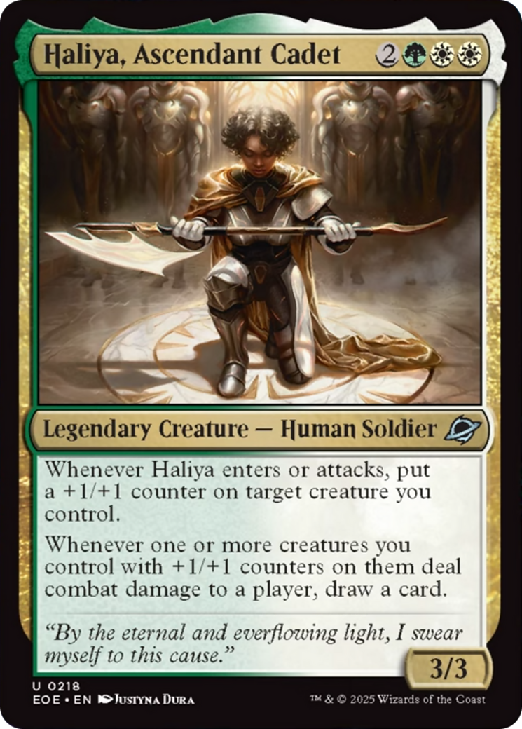 Haliya, Ascendant Cadet [Edge of Eternities] - Destination Retro