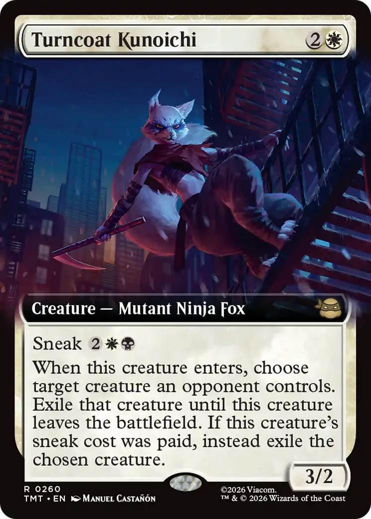 Turncoat Kunoichi (Extended Art) [Teenage Mutant Ninja Turtles] - Destination Retro