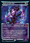 Blade of the Oni (Foil Etched) [Kamigawa: Neon Dynasty] - Destination Retro