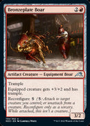 Bronzeplate Boar [Kamigawa: Neon Dynasty] - Destination Retro