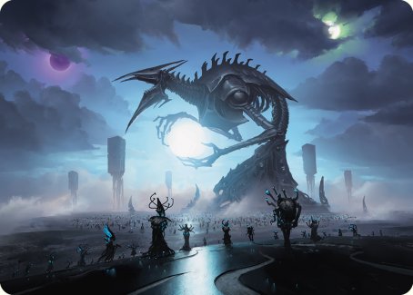 Blue Sun's Twilight Art Card [Phyrexia: All Will Be One Art Series] - Destination Retro