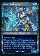 Covert Technician (Showcase Ninja) [Kamigawa: Neon Dynasty] - Destination Retro