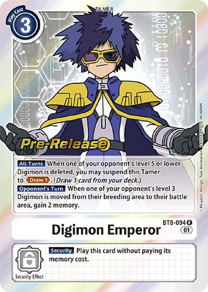 Digimon Emperor [BT8-094] [New Awakening Pre-Release Promos] - Destination Retro