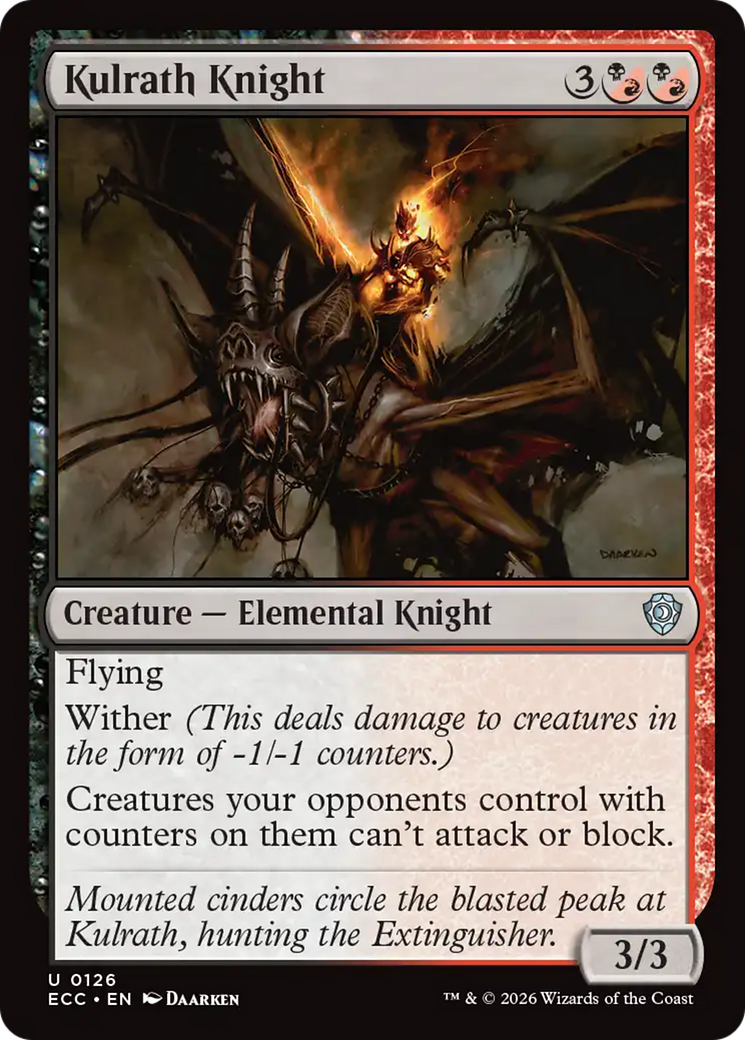 Kulrath Knight [Lorwyn Eclipsed Commander] - Destination Retro