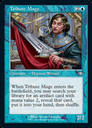 Tribute Mage (Retro Foil Etched) [Modern Horizons] - Destination Retro