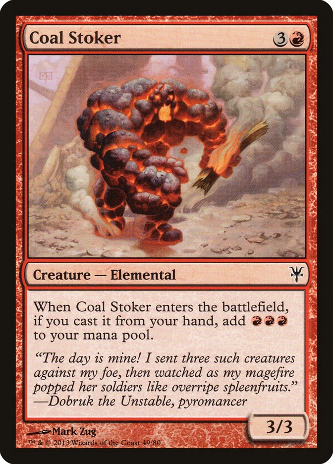 Coal Stoker [Duel Decks: Sorin vs. Tibalt] - Destination Retro