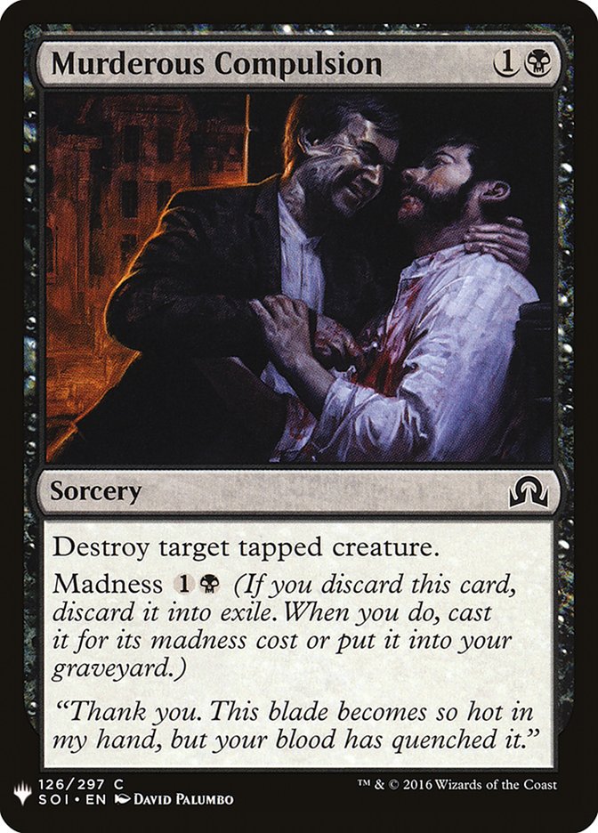 Murderous Compulsion [Mystery Booster] - Destination Retro