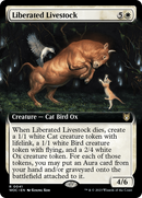 Liberated Livestock (Extended Art) [Wilds of Eldraine Commander] - Destination Retro