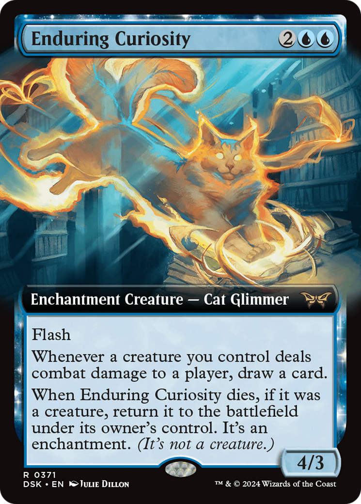 Enduring Curiosity (Extended Art) [Duskmourn: House of Horror] - Destination Retro
