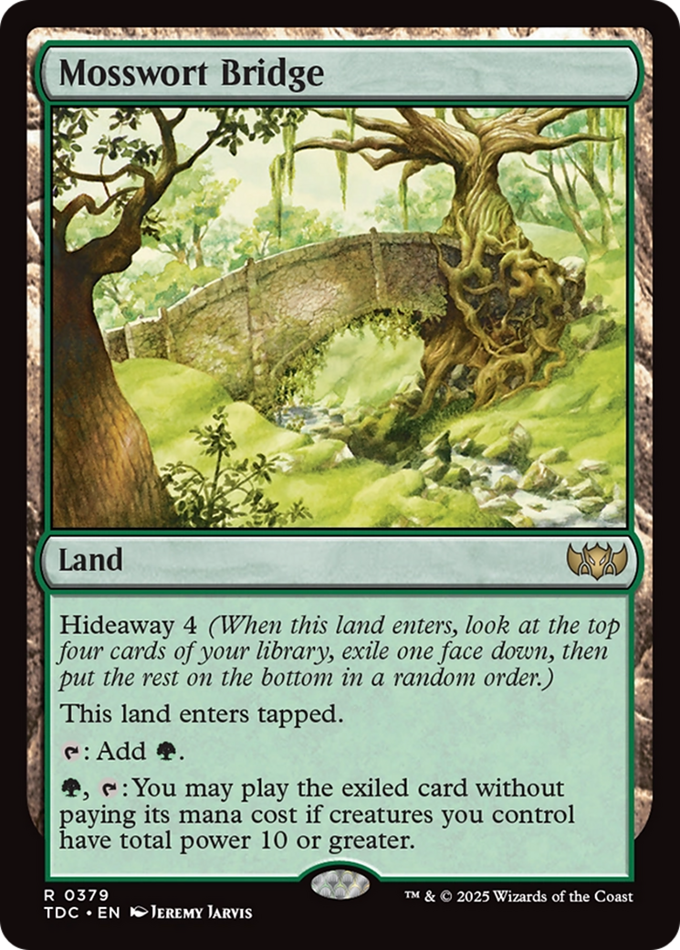 Mosswort Bridge [Tarkir: Dragonstorm Commander] - Destination Retro