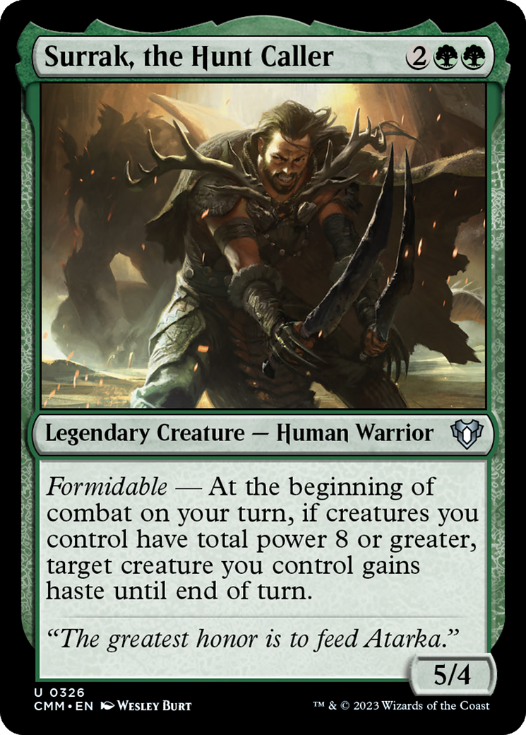 Surrak, the Hunt Caller [Commander Masters] - Destination Retro