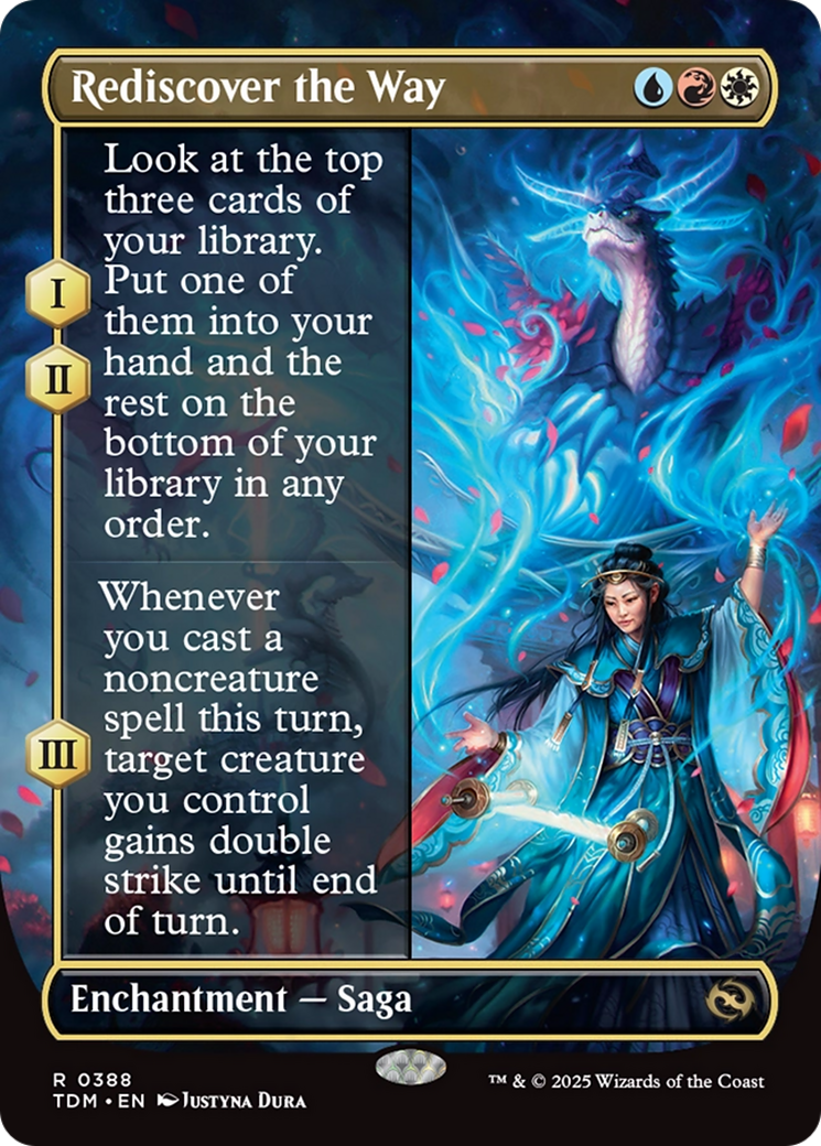 Rediscover the Way (Borderless) [Tarkir: Dragonstorm] - Destination Retro