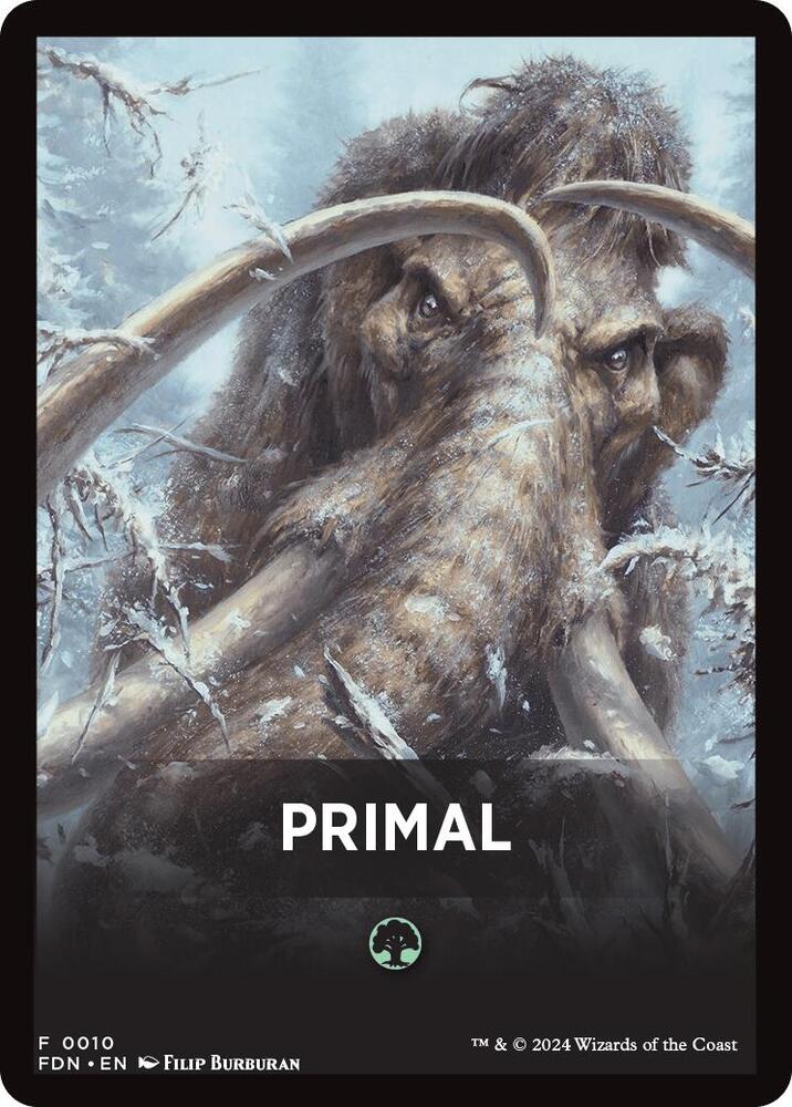 Primal Theme Card [Foundations Tokens] - Destination Retro