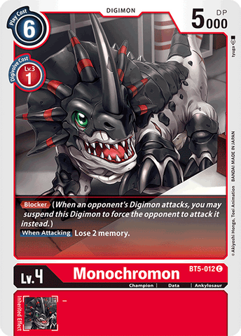 Monochromon [BT5-012] [Battle of Omni] - Destination Retro