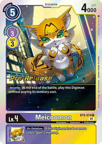 Meicoomon [BT9-074] [X Record Pre-Release Promos] - Destination Retro