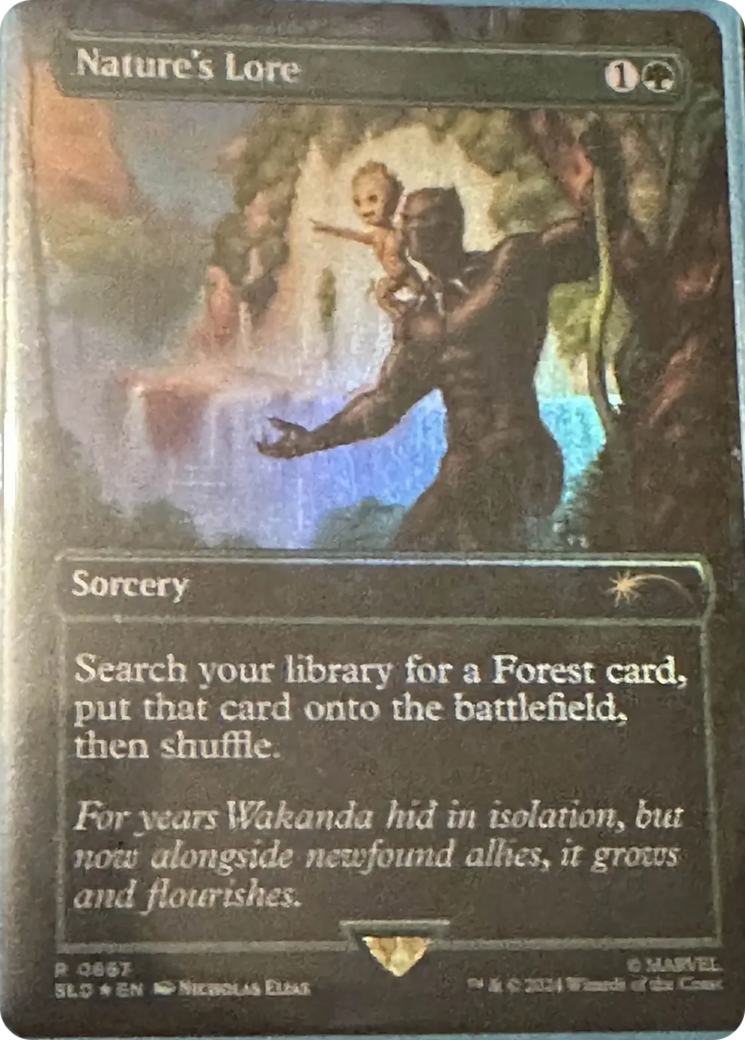 Nature's Lore (867) (Rainbow Foil) [Secret Lair Drop Series] - Destination Retro