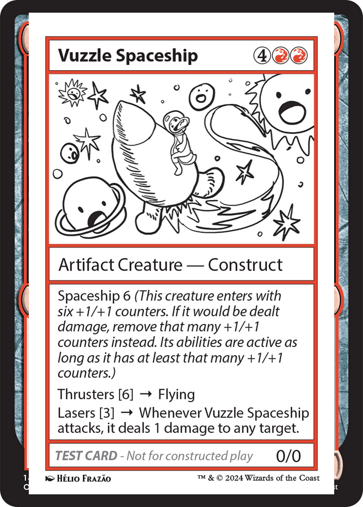 Vuzzle Spaceship [Mystery Booster 2 Playtest Cards] - Destination Retro