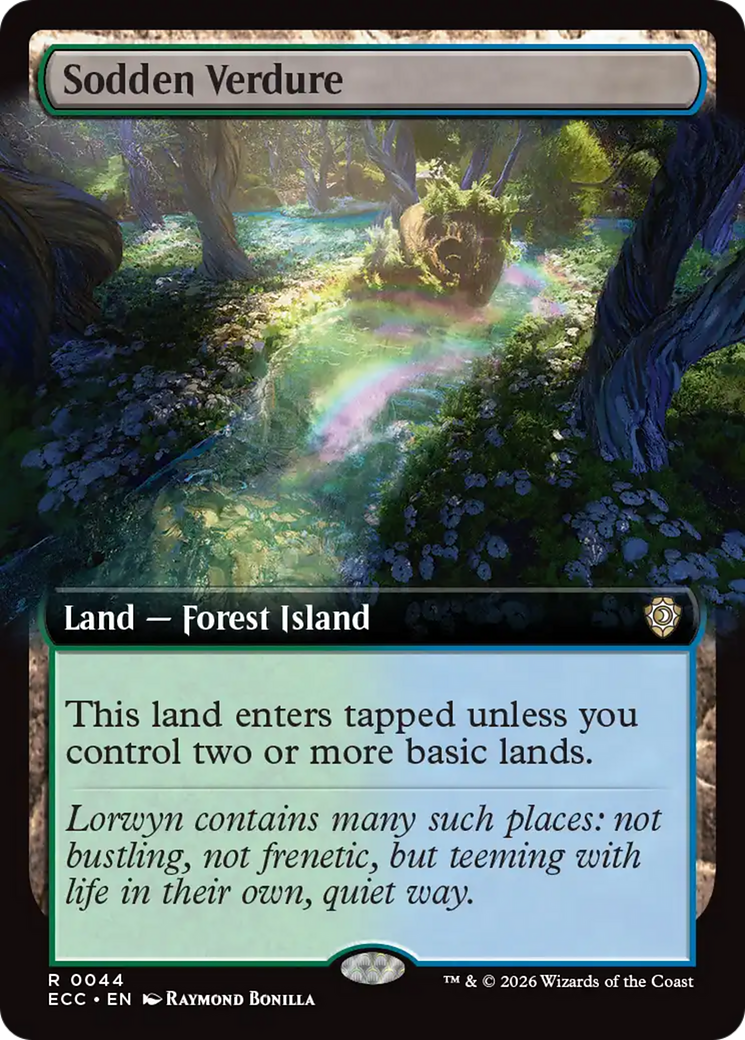 Sodden Verdure (Extended Art) [Lorwyn Eclipsed Commander] - Destination Retro