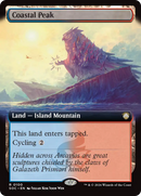 Coastal Peak (Extended Art) [Secrets of Strixhaven Commander] - Destination Retro