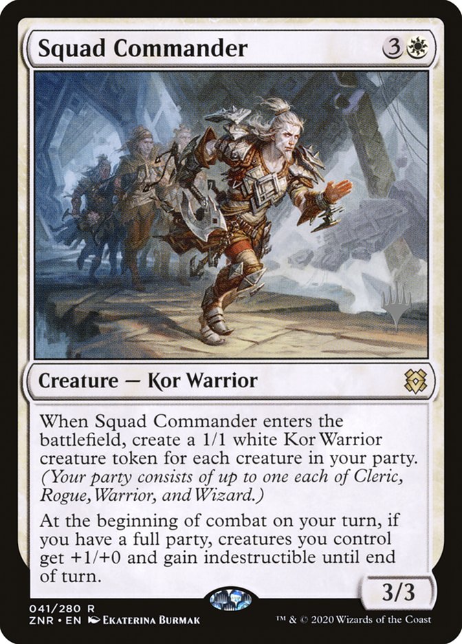 Squad Commander (Promo Pack) [Zendikar Rising Promos] - Destination Retro