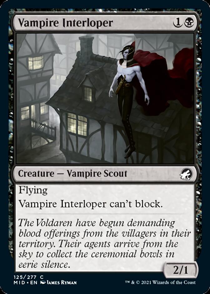Vampire Interloper [Innistrad: Midnight Hunt] - Destination Retro