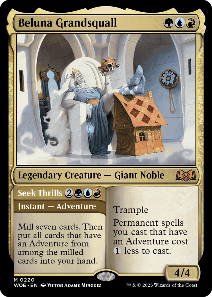 Beluna Grandsquall // Seek Thrills [Wilds of Eldraine] - Destination Retro