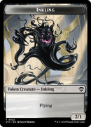 Inkling // Treasure Double-Sided Token [Outlaws of Thunder Junction Commander Tokens] - Destination Retro
