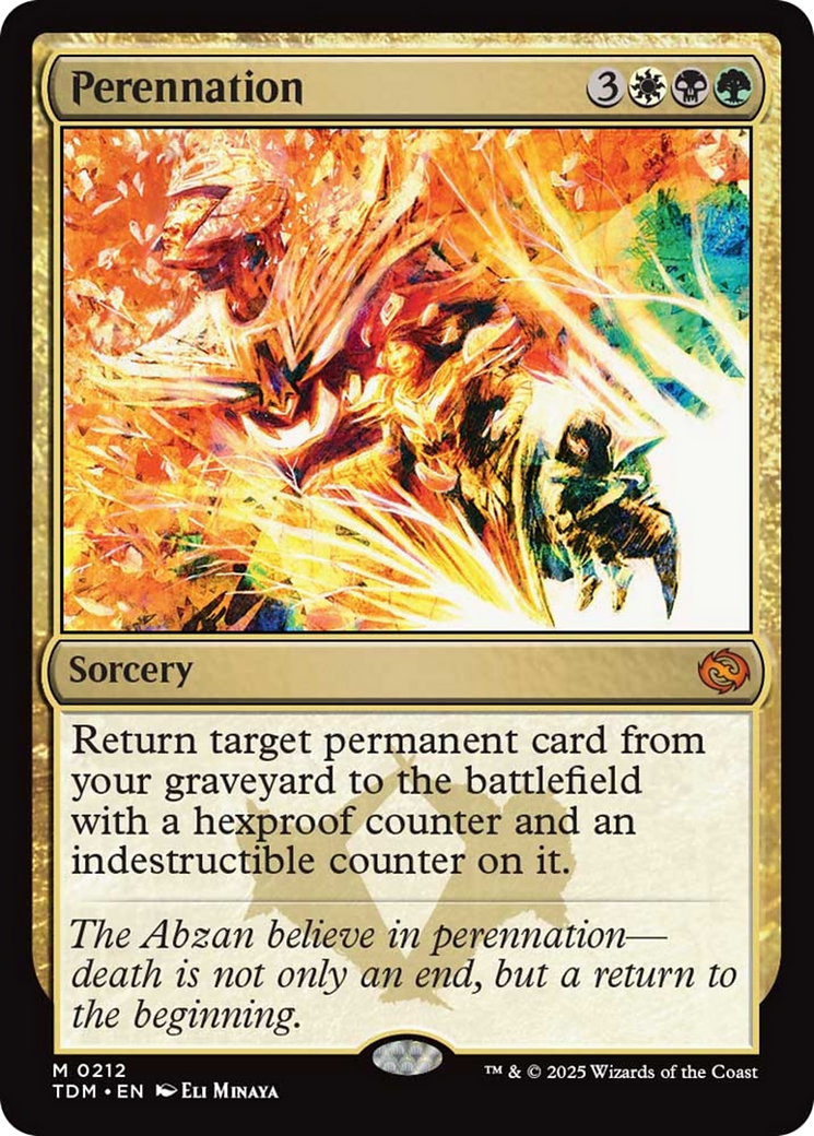 Perennation [Tarkir: Dragonstorm] - Destination Retro