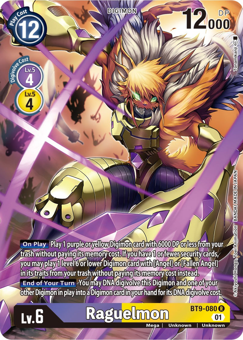 Raguelmon [BT9-080] (Alternate Art) [X Record] - Destination Retro
