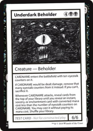 Underdark Beholder (2021 Edition) [Mystery Booster Playtest Cards] - Destination Retro