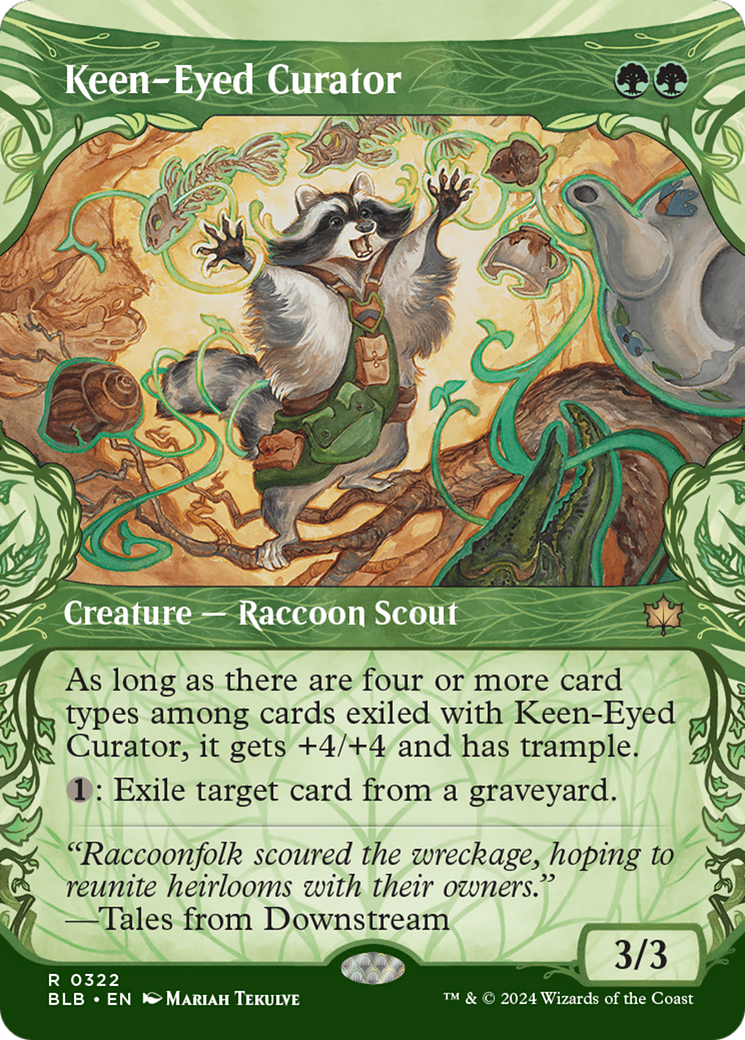 Keen-Eyed Curator (Showcase) [Bloomburrow] - Destination Retro