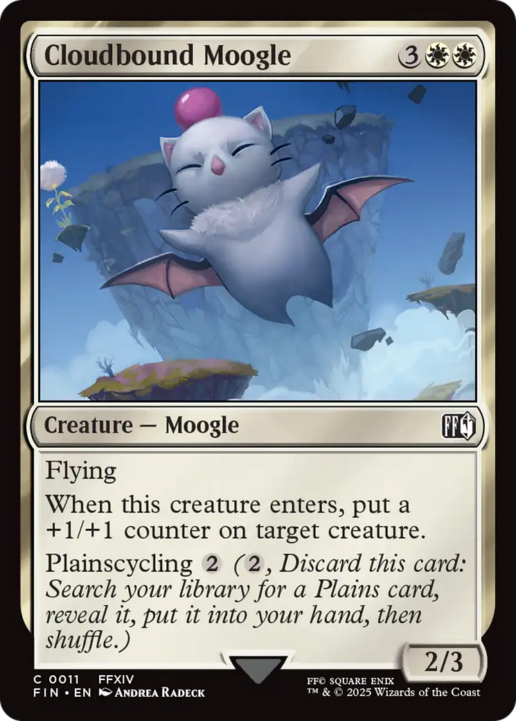 Cloudbound Moogle [FINAL FANTASY] - Destination Retro