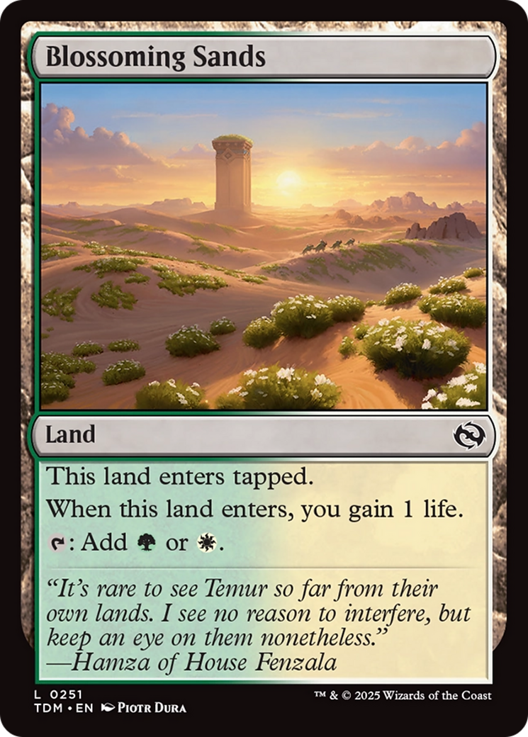 Blossoming Sands [Tarkir: Dragonstorm] - Destination Retro