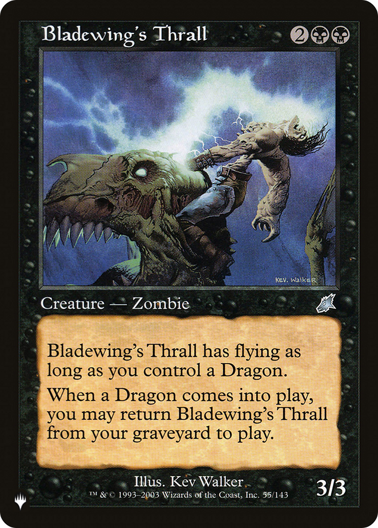 Bladewing's Thrall [The List] - Destination Retro