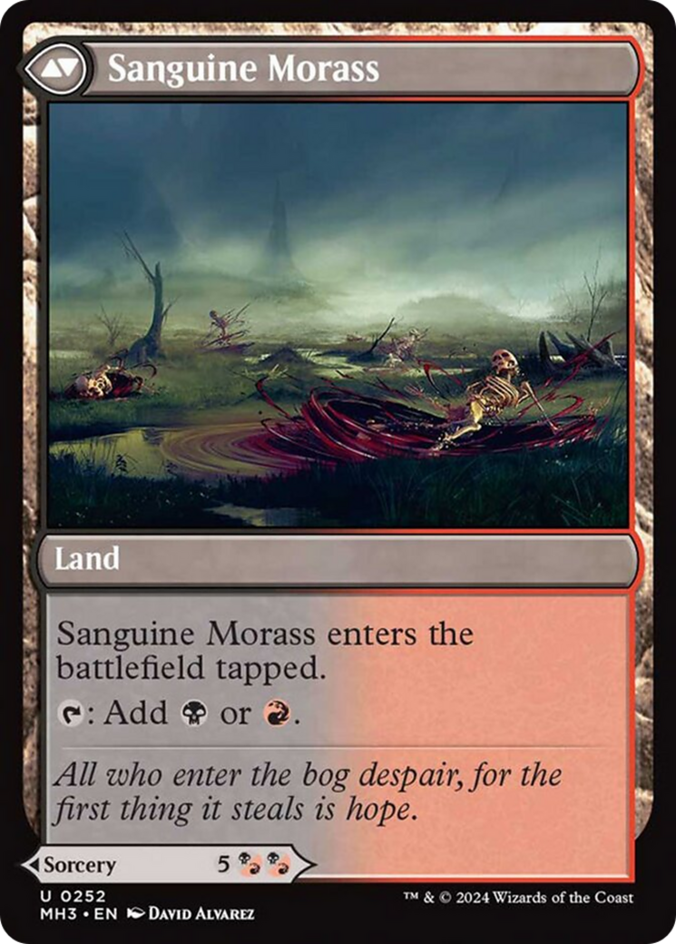 Bloodsoaked Insight // Sanguine Morass [Modern Horizons 3] - Destination Retro